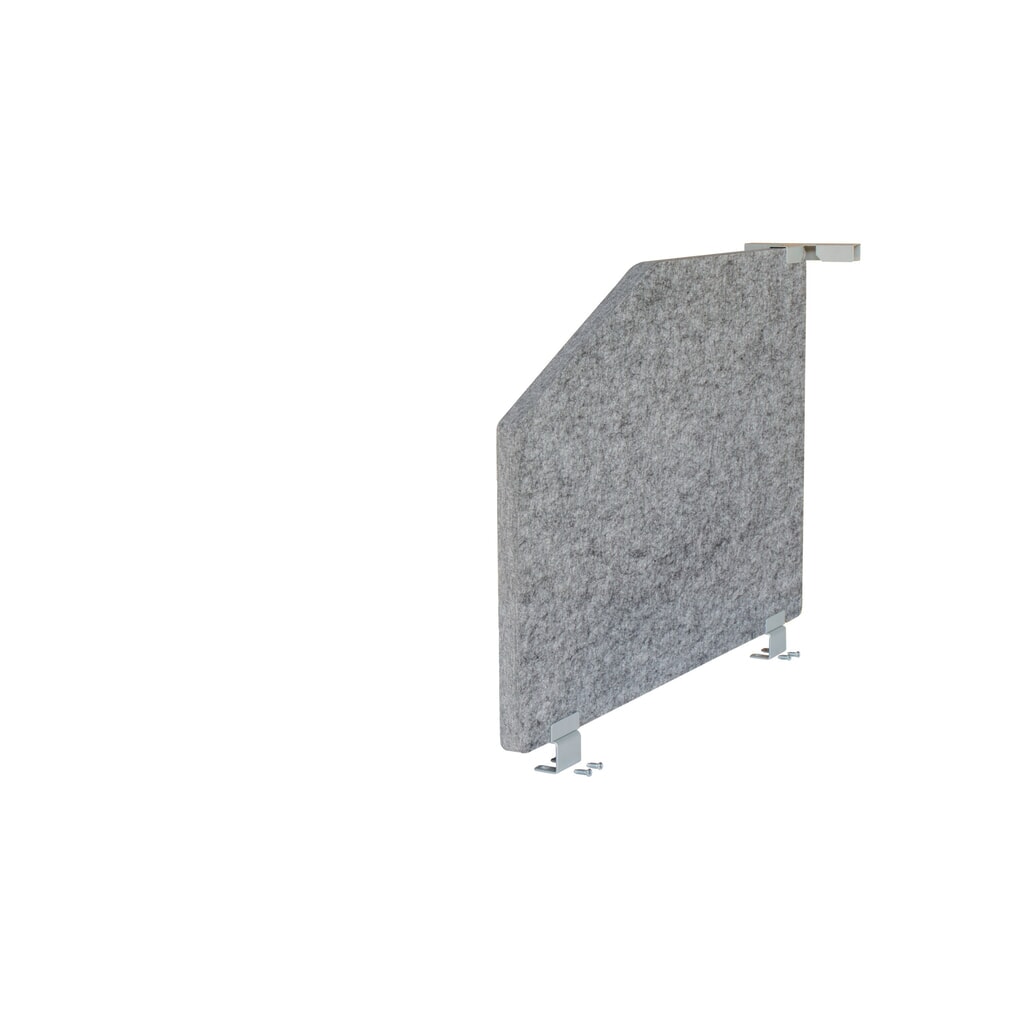 1 kits de panneaux latéraux acoustiques Hammerbacher VARS1, gris chiné