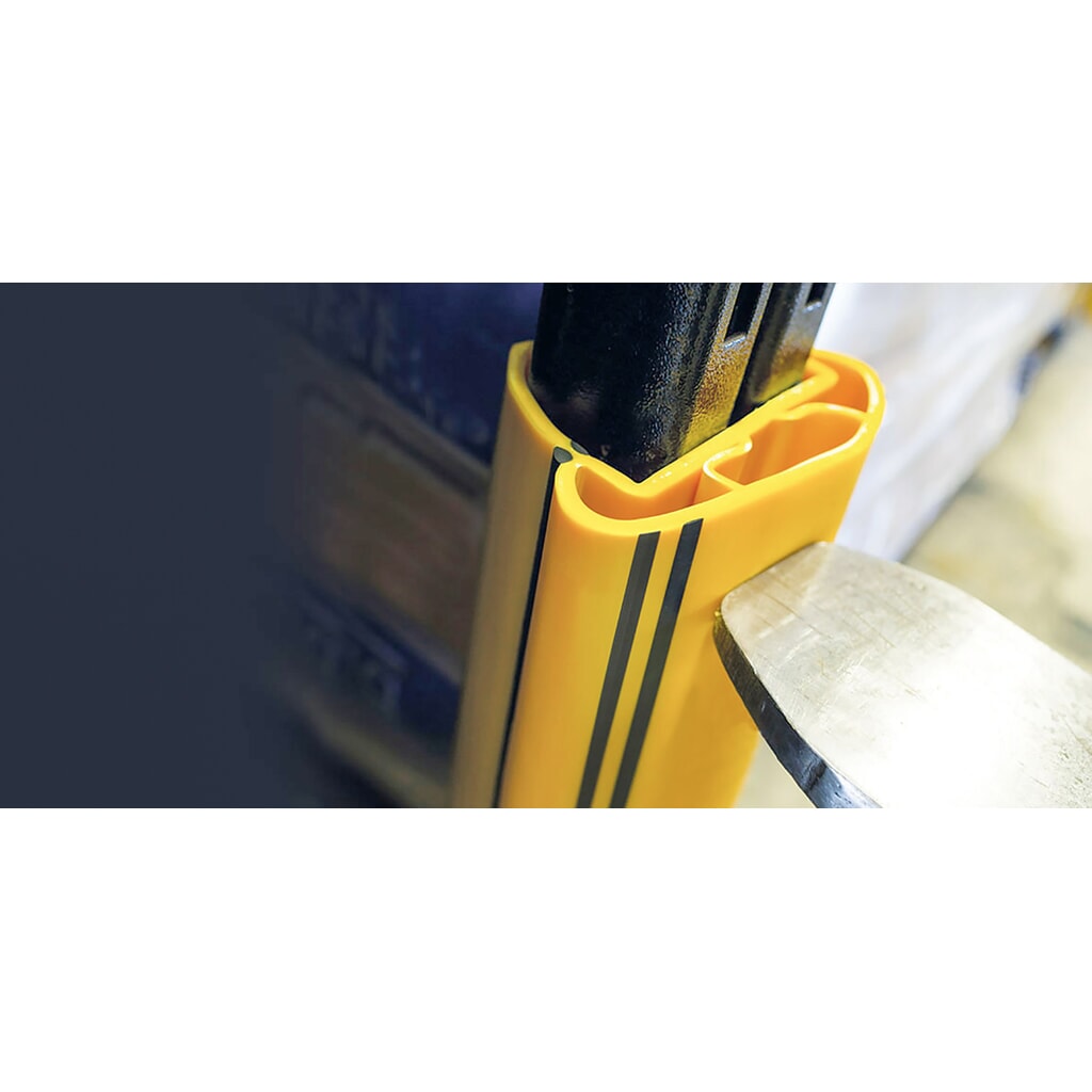 A-SAFE Protection contre les chocs pour rayonnages RackGuard en MEMAPLEX®, cote intérieure HxlxP 600 x 85 x 80 mm N° de l'image du produit 6 : A-SAFE Protection contre les chocs pour rayonnages RackGuard en MEMAPLEX®, cote intérieure HxlxP 600 x 85 x 80 mm