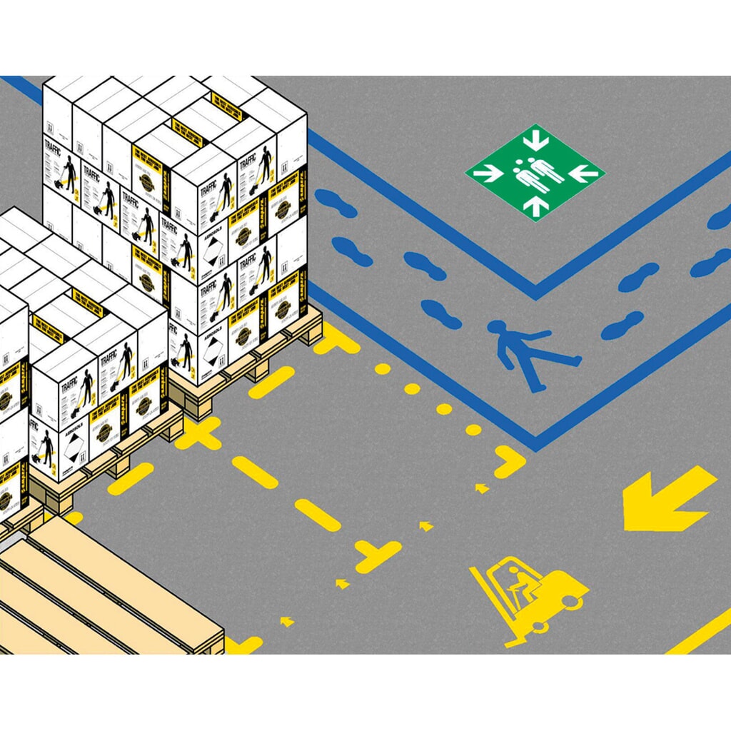 N° de l'image du produit 2 : A.M.P.E.R.E. Jeu de pochoirs de marquage de places de stationnement