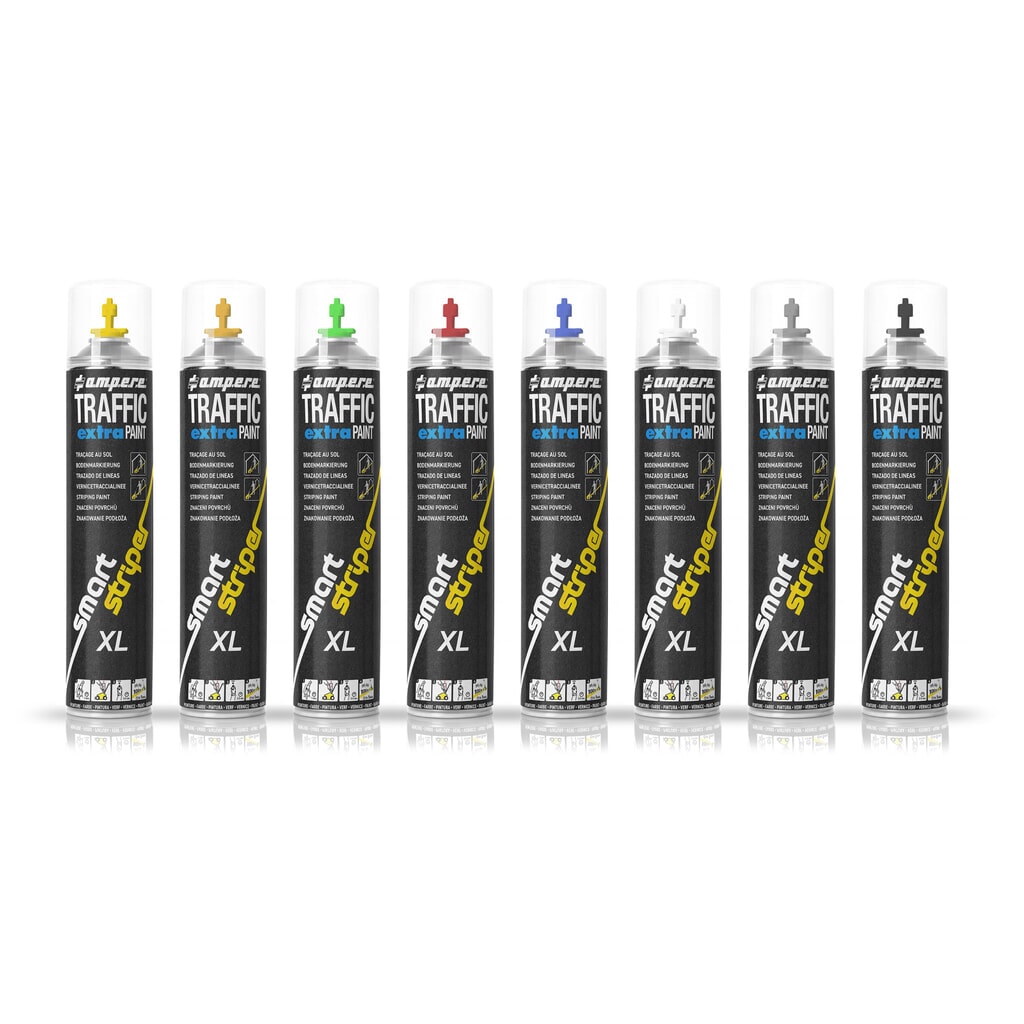 N° de l'image du produit 4 : A.M.P.E.R.E. Peinture de marquage TRAFFIC extra Paint® XL 0,75 l, bleu
