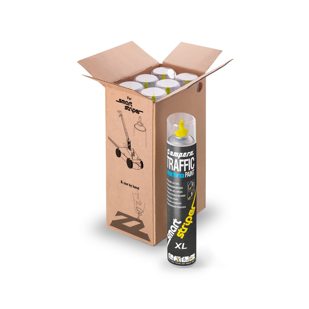 N° de l'image du produit 6 : A.M.P.E.R.E. Peinture de marquage TRAFFIC extra Paint® XL 0,75 l, jaune