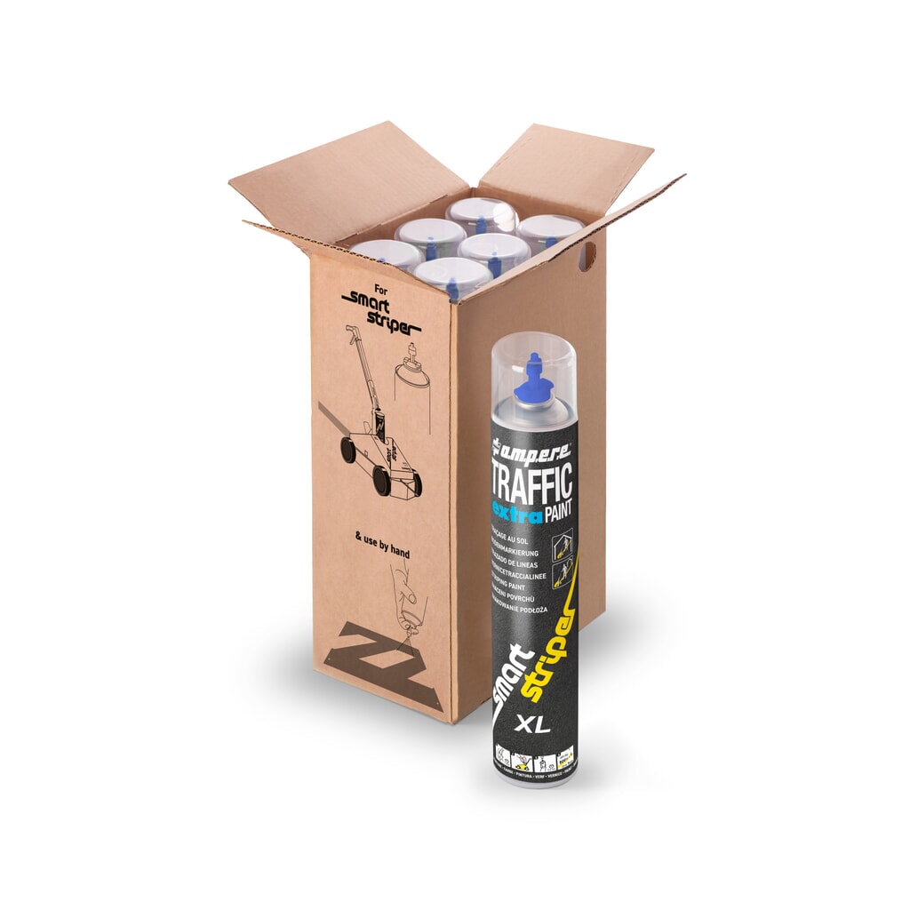 N° de l'image du produit 7 : A.M.P.E.R.E. Peinture de marquage TRAFFIC extra Paint® XL 0,75 l, bleu