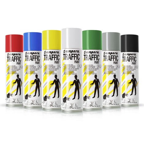 N° de l'image du produit 2 : A.M.P.E.R.E. Peinture de marquage TRAFFIC 0,5 l, vert