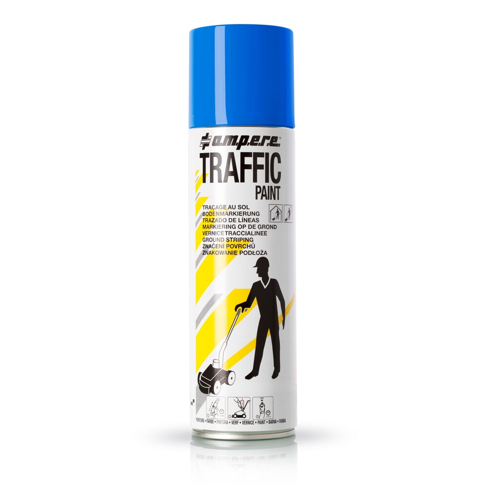 A.M.P.E.R.E. Peinture de marquage TRAFFIC 0,5 l, bleu Illustration du produit: A.M.P.E.R.E. Peinture de marquage TRAFFIC 0,5 l, bleu