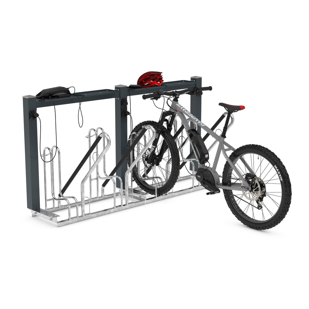 Numéro de l'image du produit 4: Compartiment de rangement pour module de recharge wsm®, pour 1 stationnement, gris anthracite