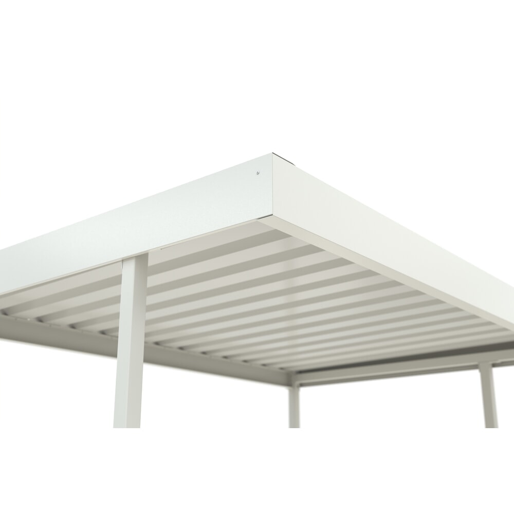 Numéro de l'image du produit 5: Abri wsm®, 1 côté, module de base, H x l x P 2 350 x 2 870 x 2 200 mm, RAL 9002