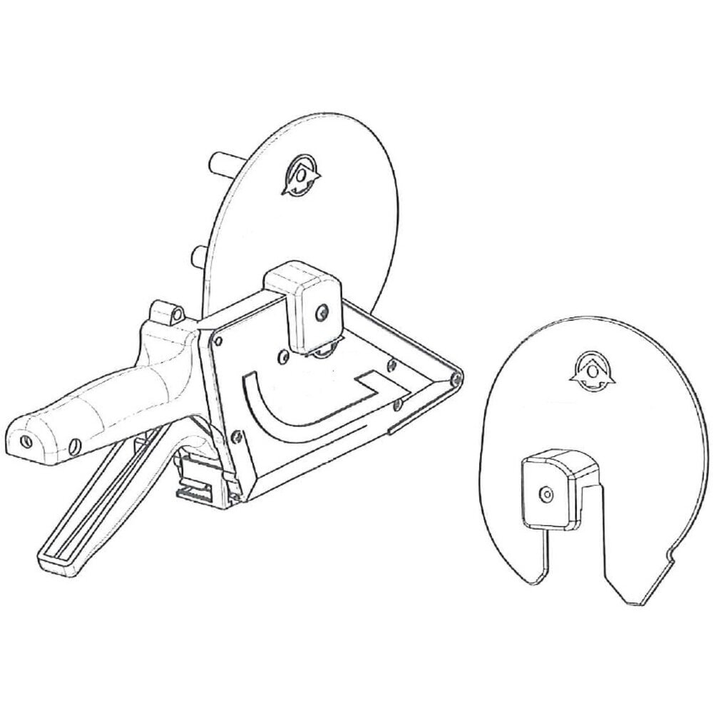 Adaptateur pour mandrin de 3 " (76 mm) pour dispensateurs manuels d’étiquettes TO 30, TO 60, TO 30 APF et TO 60 APF N° de l'image du produit 1 : Adaptateur pour mandrin de 3 " (76 mm) pour dispensateurs manuels d’étiquettes TO 30, TO 60, TO 30 APF et TO 60 APF