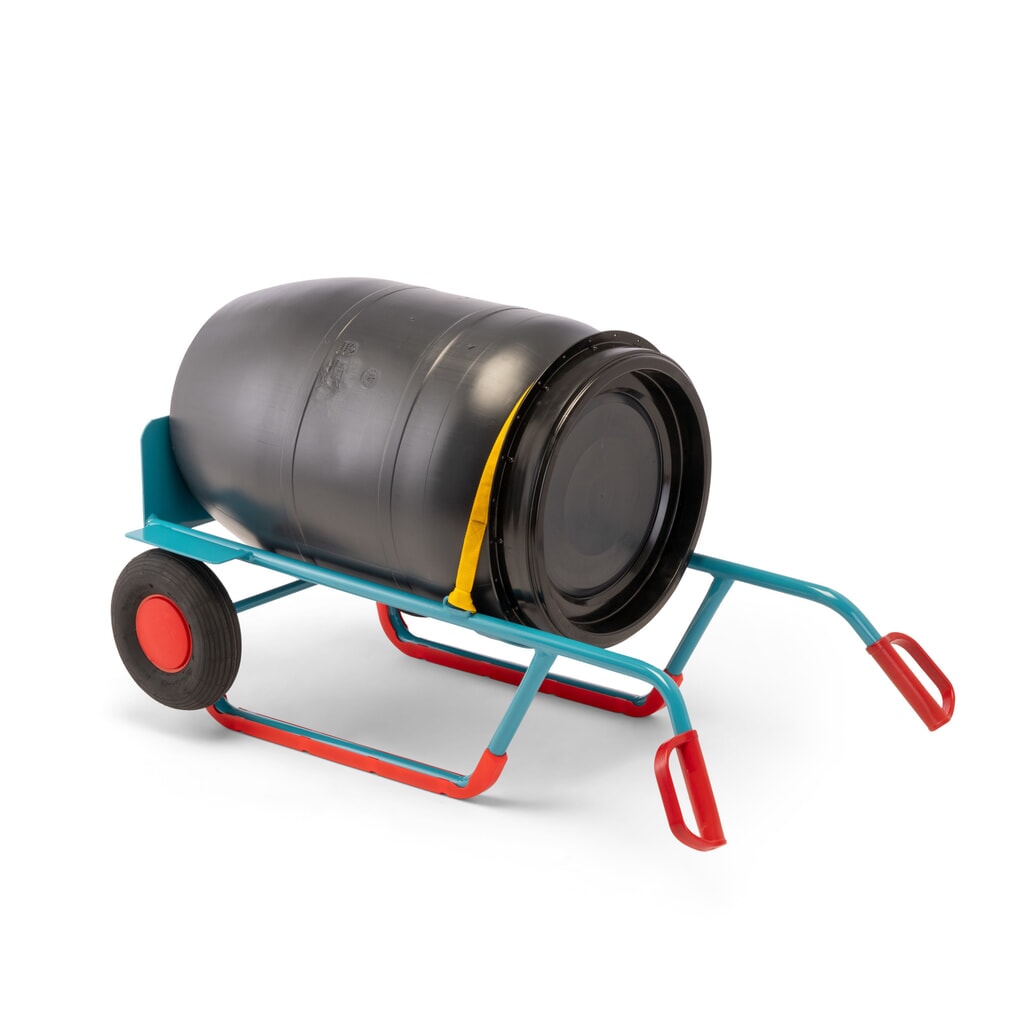 Ameise® Diable porte-fûts pour 1x fût de 200 litres, capacité de charge 250 kg, bande de serrage de sécurité N° de l'image du produit 10 : Ameise® Diable porte-fûts pour 1x fût de 200 litres, capacité de charge 250 kg, bande de serrage de sécurité