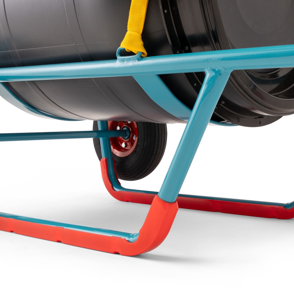 Ameise® Diable porte-fûts pour 1x fût de 200 litres, capacité de charge 250 kg, bande de serrage de sécurité N° de l'image du produit 11 : Ameise® Diable porte-fûts pour 1x fût de 200 litres, capacité de charge 250 kg, bande de serrage de sécurité