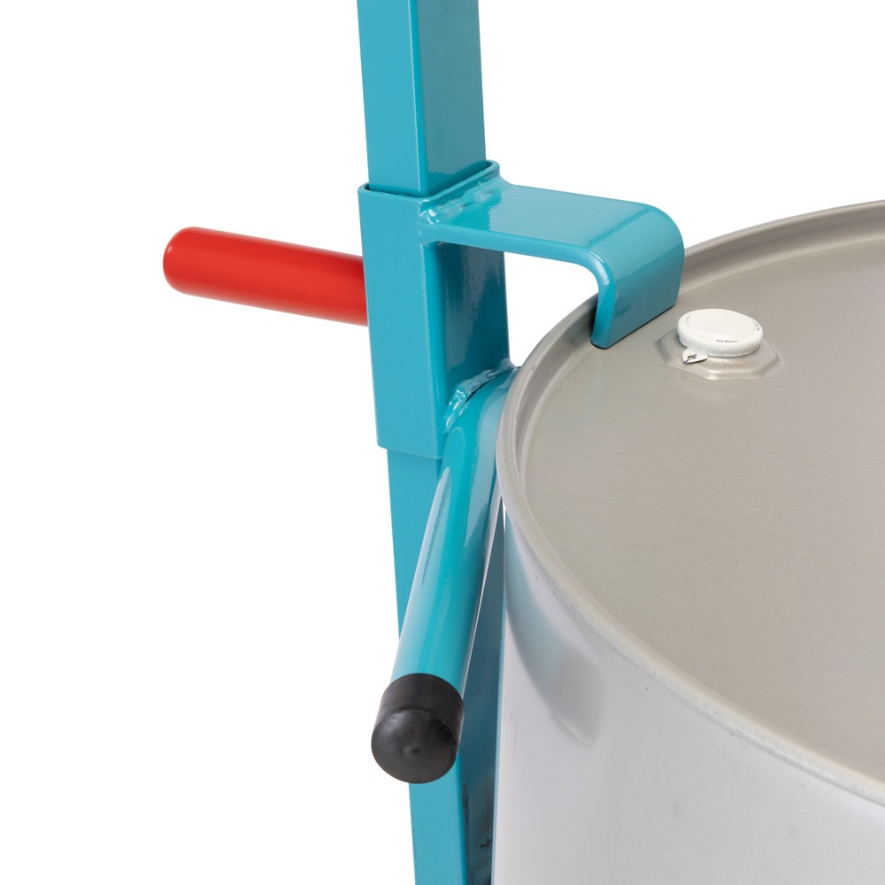 Numéro de l'image du produit 3: Ameise® Diable porte-fûts pour 1x fût de 200 litres, capacité de charge 250 kg, pince à fût, pneumatiques gonflables