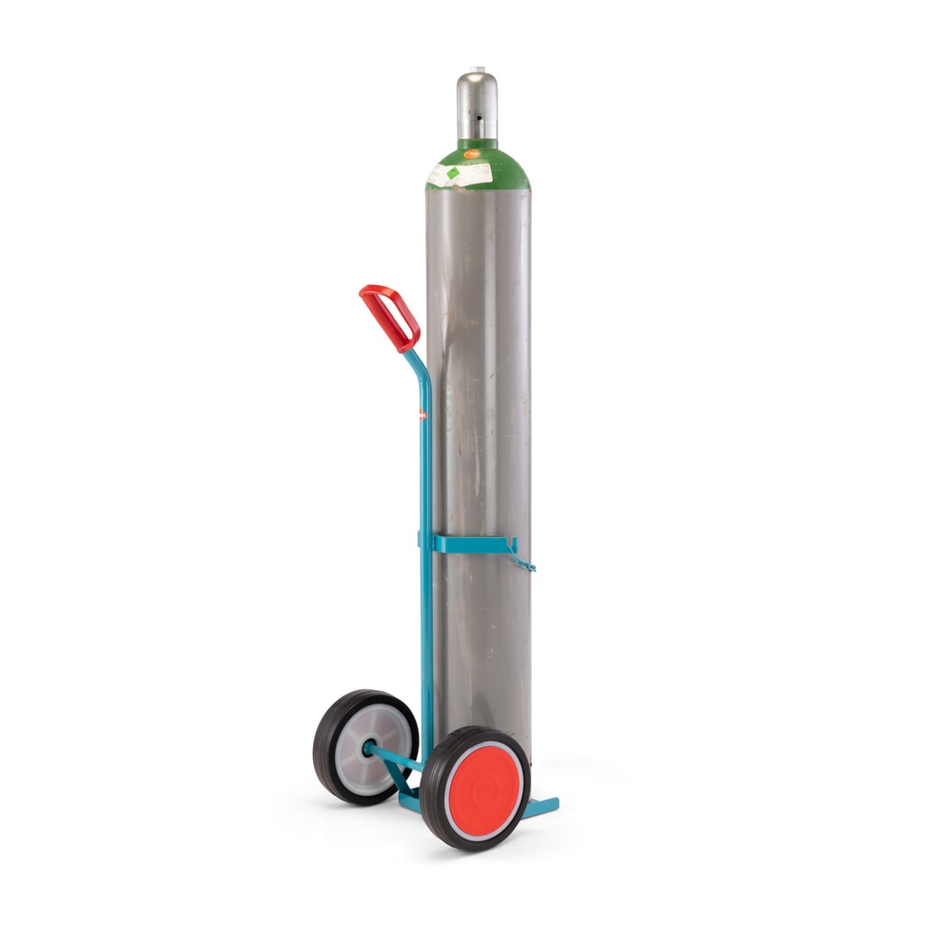 Ameise® Diable pour bouteilles en acier, pour 1 bouteille de 20-50 litres, bandage plein N° de l'image du produit 6 : Ameise® Diable pour bouteilles en acier, pour 1 bouteille de 20-50 litres, bandage plein