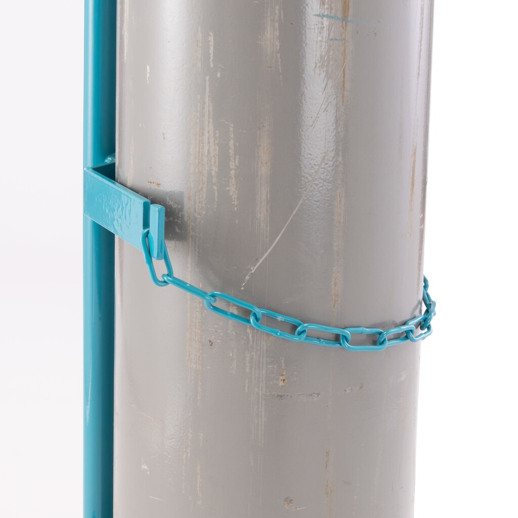 N° de l'image du produit 9 : Ameise® Diable pour bouteilles en acier, pour 1 bouteille de 20-50 litres, bandage plein