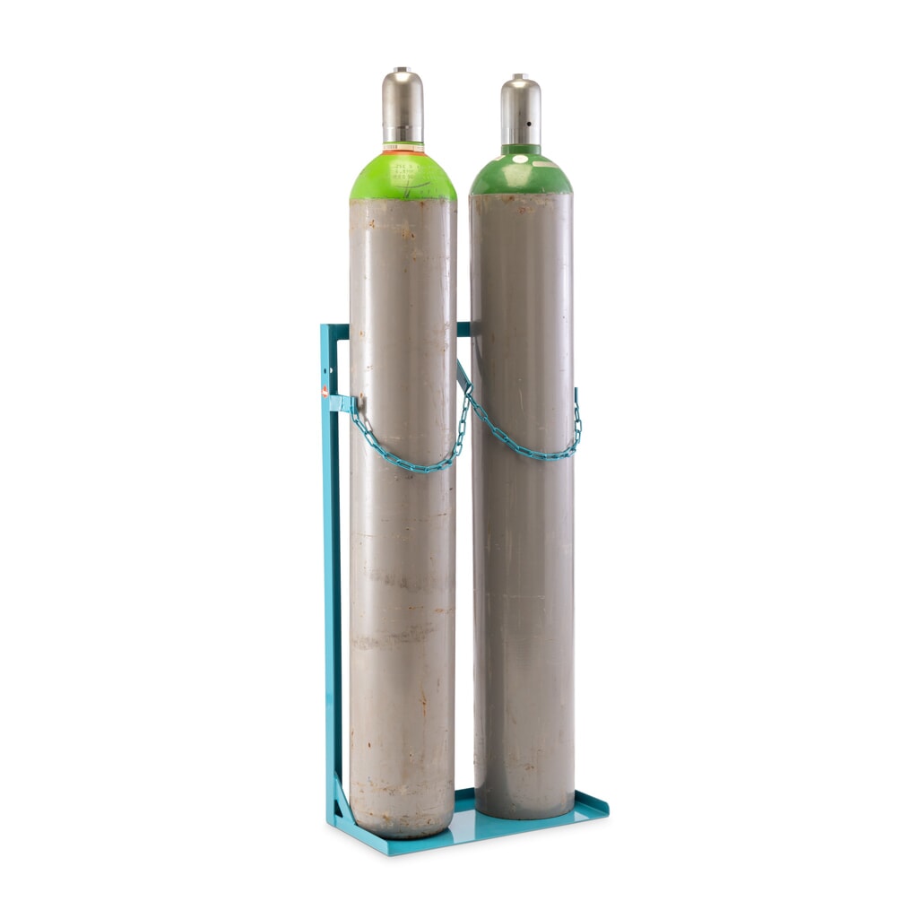 N° de l'image du produit 3 : Ameise® Support pour bouteilles en acier, pour 2 bouteilles de 40-50 litres