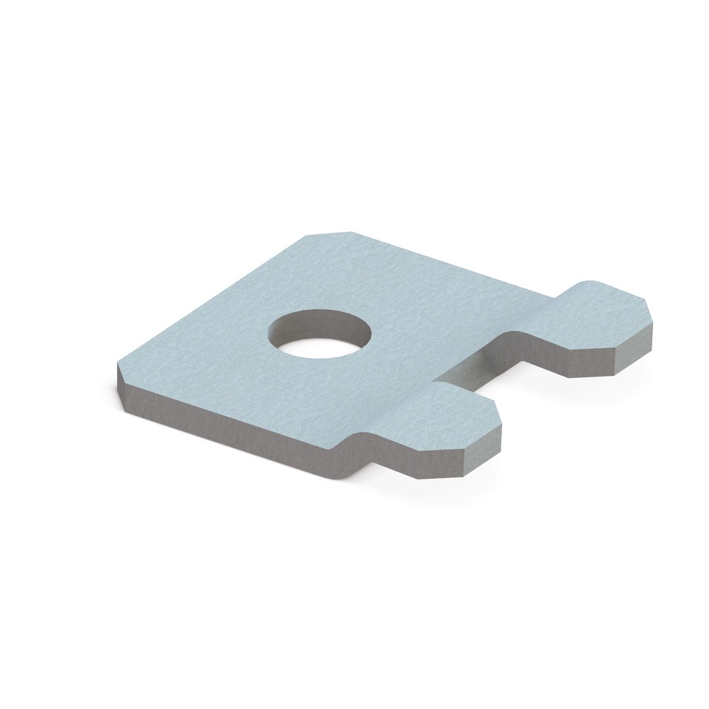 Numéro de l'image du produit 2: Ancrage de pied, galvanisé, pour rayonnage Cantilever META