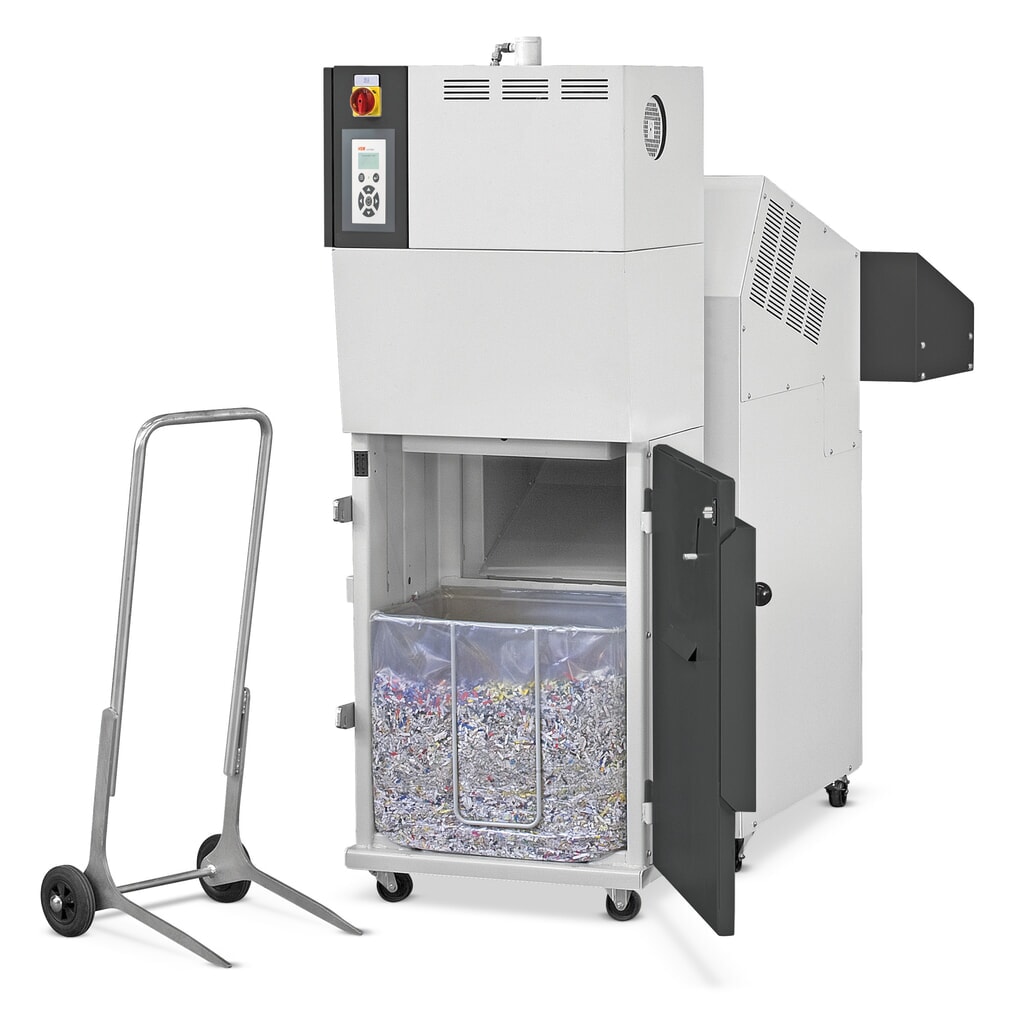 N° de l'image du produit 4 : Appareil combiné déchiqueteuse-presse HSM® Powerline SP 4040 V, coupe croisée en particules 5,8 x 50 mm