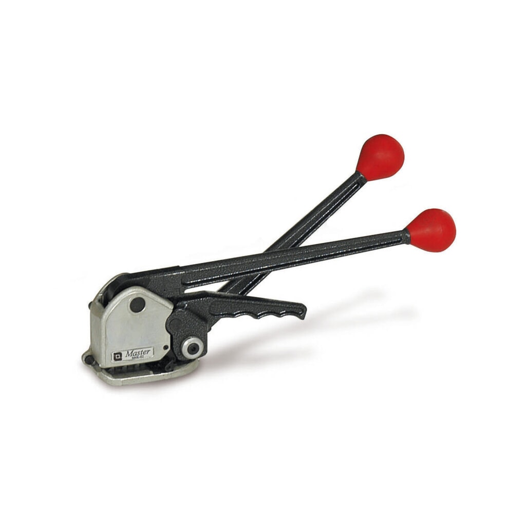 Appareil de cerclage manuel Universal pour feuillards en acier, sans douille, pour largeur de feuillard 16 mm Illustration du produit: Appareil de cerclage manuel Universal pour feuillards en acier, sans douille, pour largeur de feuillard 16 mm
