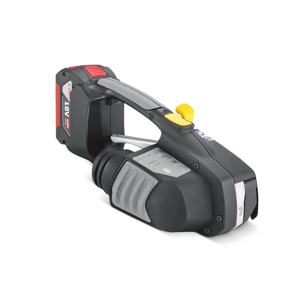 Appareil de cerclage sans fil LS-ZP93 pour feuillards PP et PET, pour largeur de feuillard 9-16 mm Illustration du produit: Appareil de cerclage sans fil LS-ZP93 pour feuillards PP et PET, pour largeur de feuillard 9-16 mm
