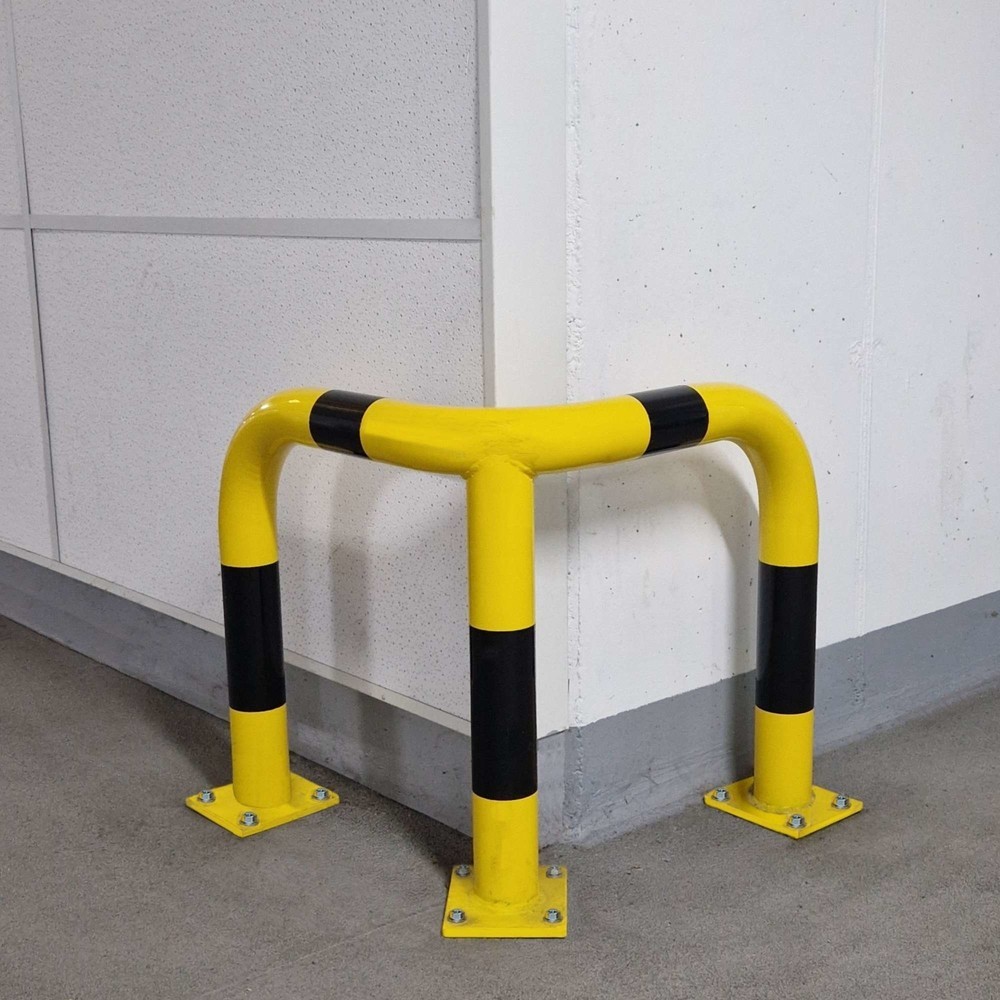 Numéro de l'image du produit 3: Arceau de protection d'angle galvanisé à chaud, utilisation en intérieur et en extérieur, hauteur 600 mm