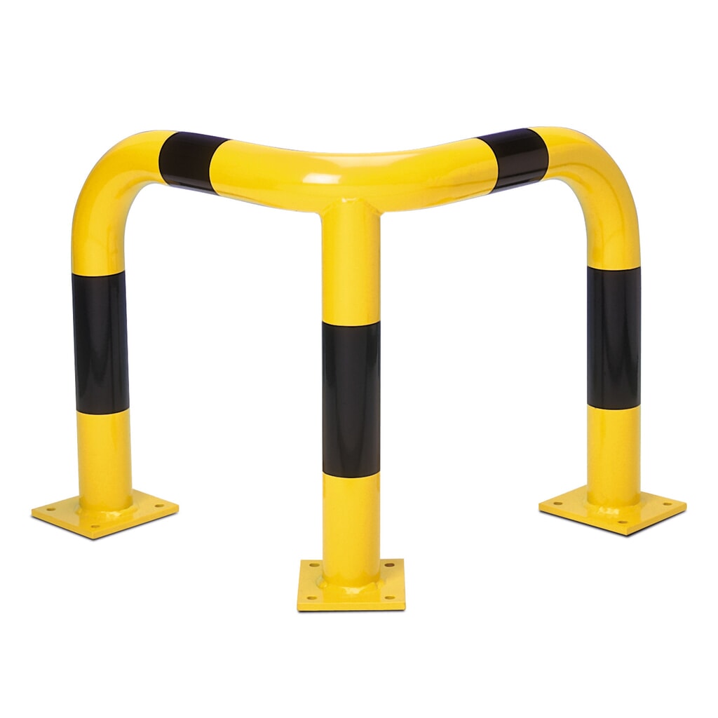 Illustration du produit: Arceau de protection d'angle galvanisé à chaud, utilisation en intérieur et en extérieur, hauteur 600 mm