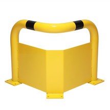 N° de l'image du produit 1 : Arceau de protection de coin avec protection anti-encastrement, pour l’intérieur Hxl 600 x 600 mm