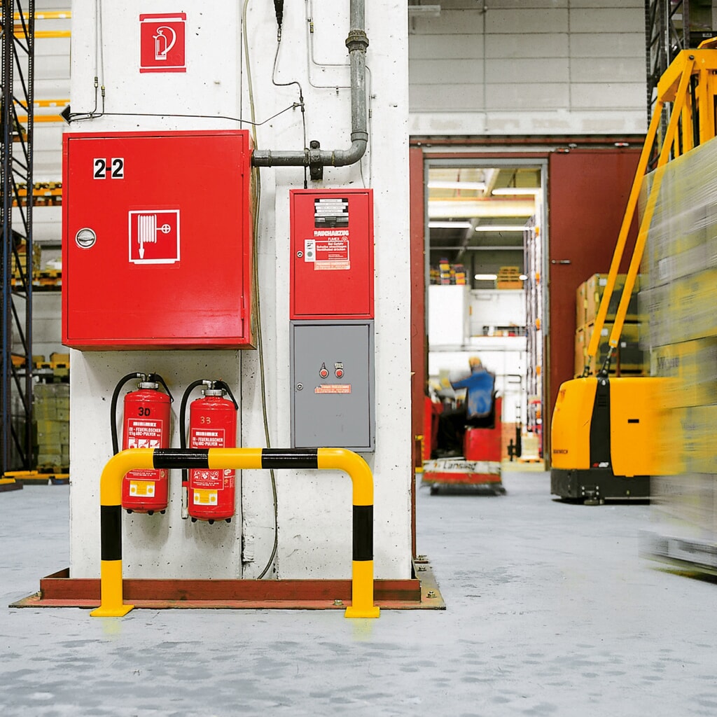 N° de l'image du produit 3 : Arceau de protection, utilisation en intérieur, Ø 108 mm, H x l 1 200 x 2 000 mm