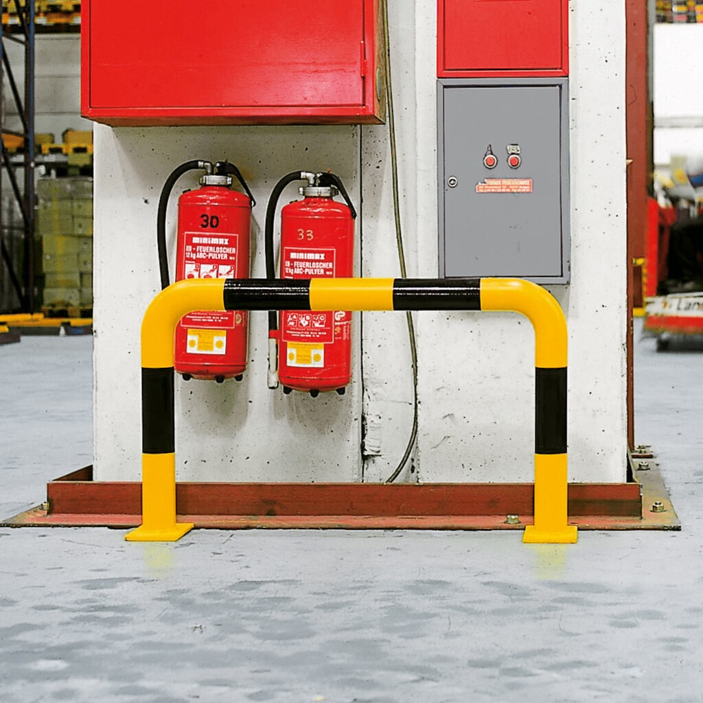 N° de l'image du produit 5 : Arceau de protection, utilisation en intérieur, Ø 76 mm, H x l 1 200 x 750 mm
