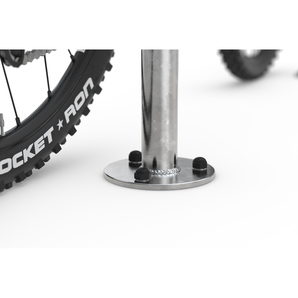 Numéro de l'image du produit 2: Arceau range vélo, standard, à cheviller, longueur 2 000 mm