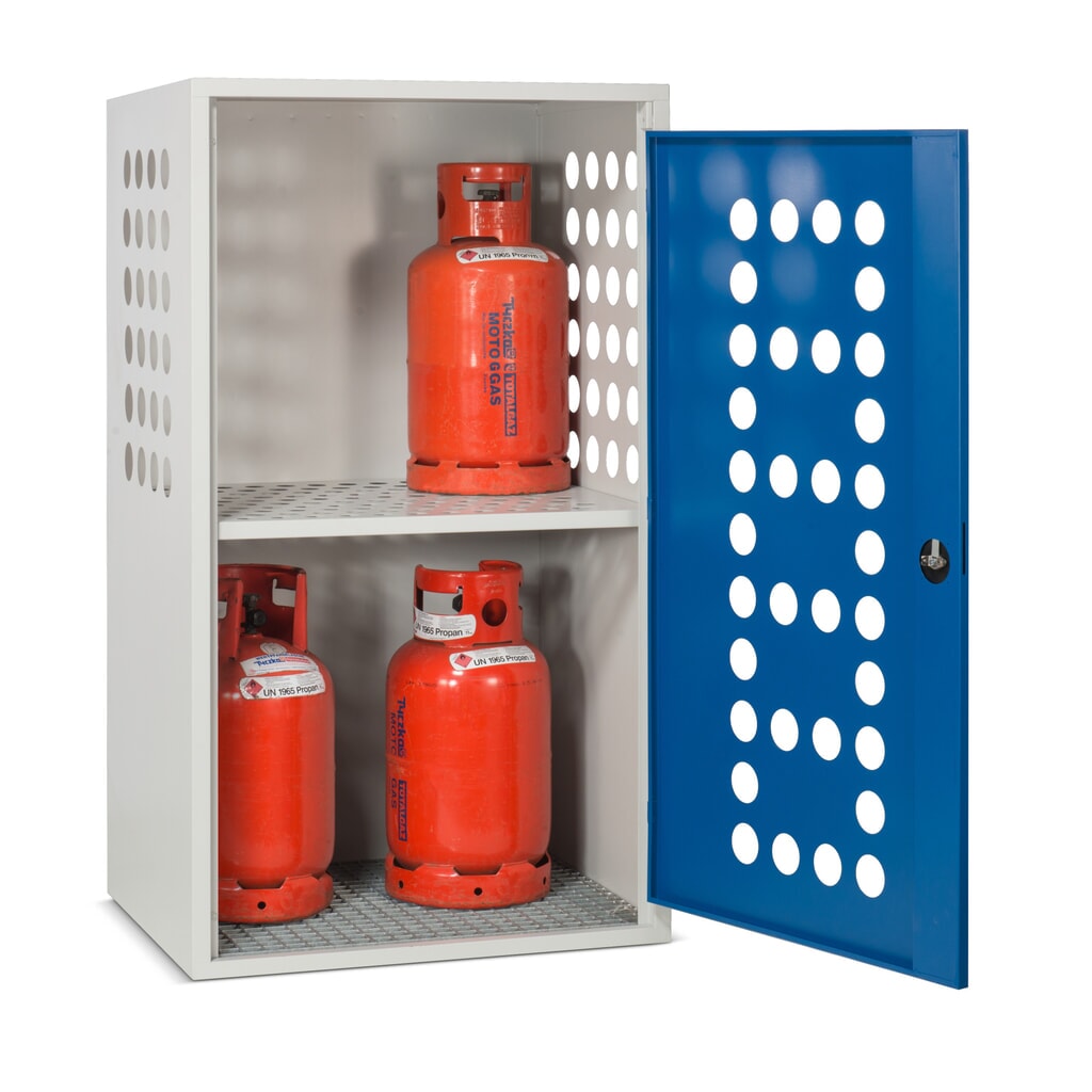 N° de l'image du produit 1 : Armoire à bouteilles de gaz propane Steinbock®, 1 porte