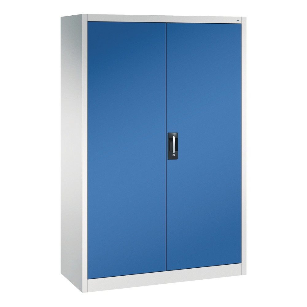 Numéro de l'image du produit 1: Armoire à outils C+P, tiroirs 4 x 86 + 2 x 174 mm, 6 tablettes, largeur 1 200 mm, gris clair, bleu gentiane