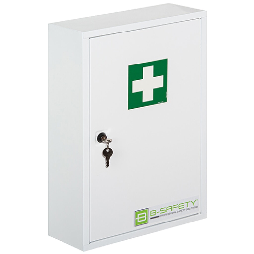 Illustration du produit: Armoire à pharmacie B-Safety CLASSIC, avec remplissage DIN 13157