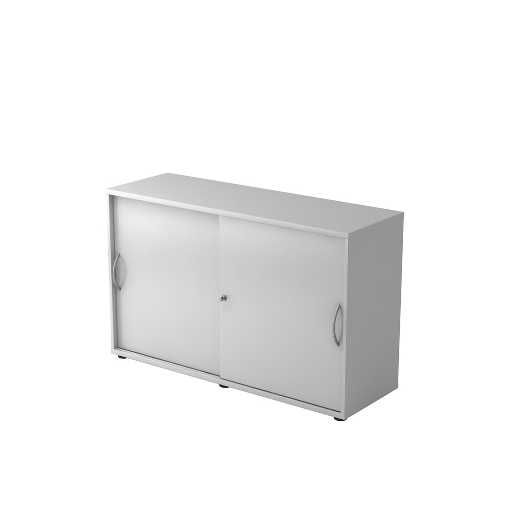 Illustration du produit: Armoire à portes coulissantes Hammerbacher 2OH 120 cm BM gris/gris