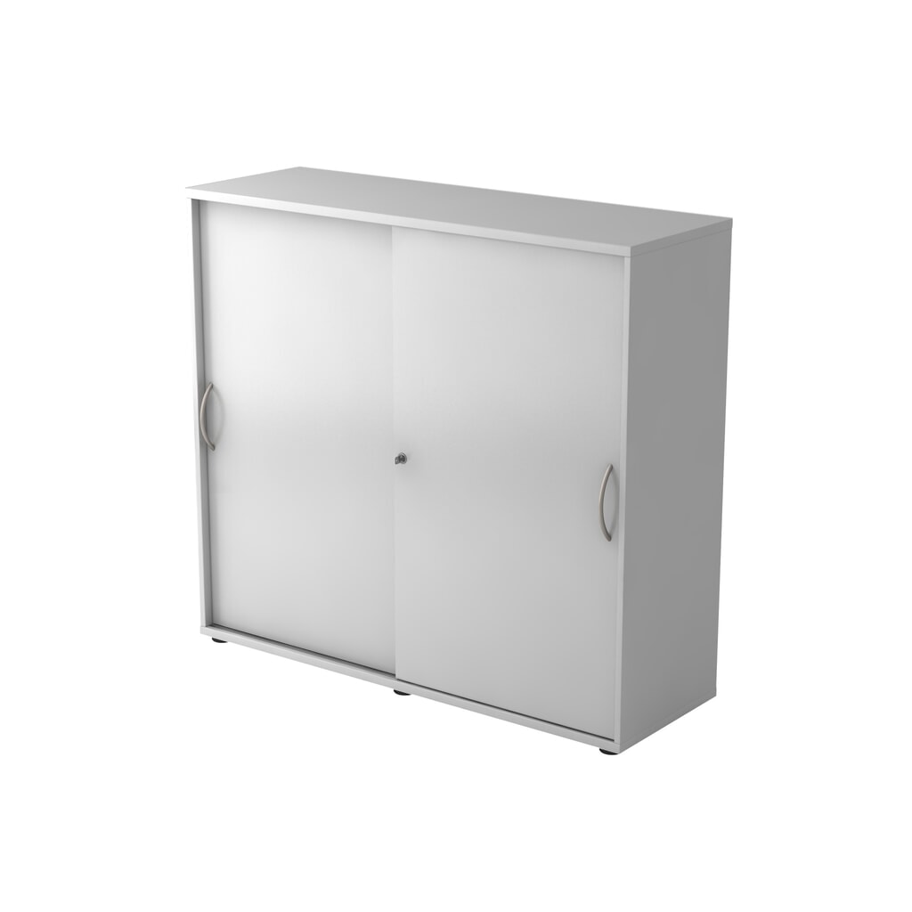 Illustration du produit: Armoire à portes coulissantes Hammerbacher 3OH 120 cm BM gris/gris