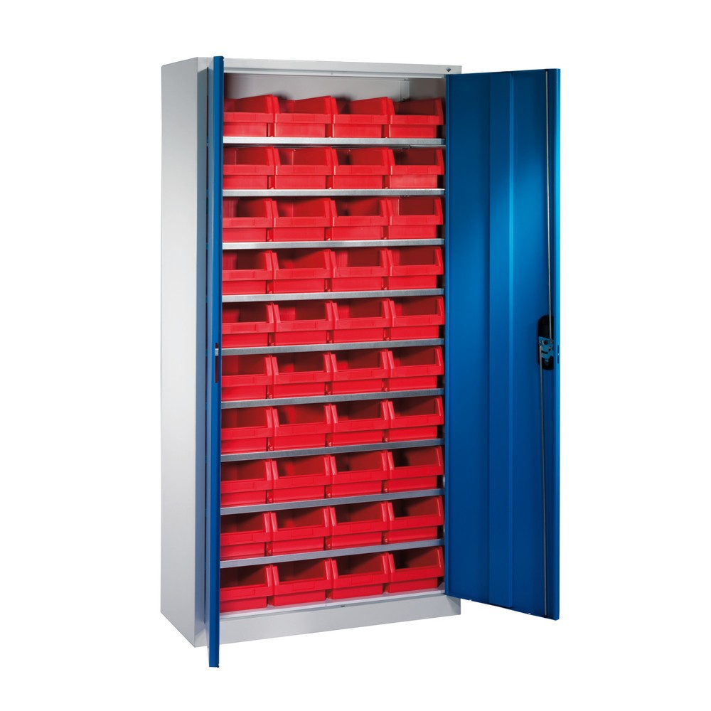 N° de l'image du produit 1 : Armoire à bacs C+P avec bacs à bec, haut. x larg. x prof. 1 980 x 1 000 x 420 mm, 40x taille 2