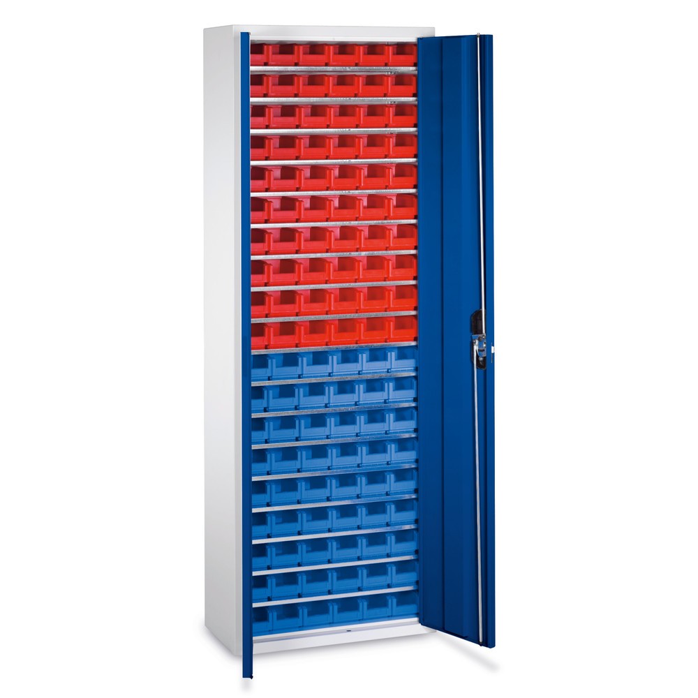 Numéro de l'image du produit 1: Armoire à portes battantes C+P avec bacs à bec, HxlxP 1 980 x 700 x 300 mm, 60 taille 2, 54x taille 3