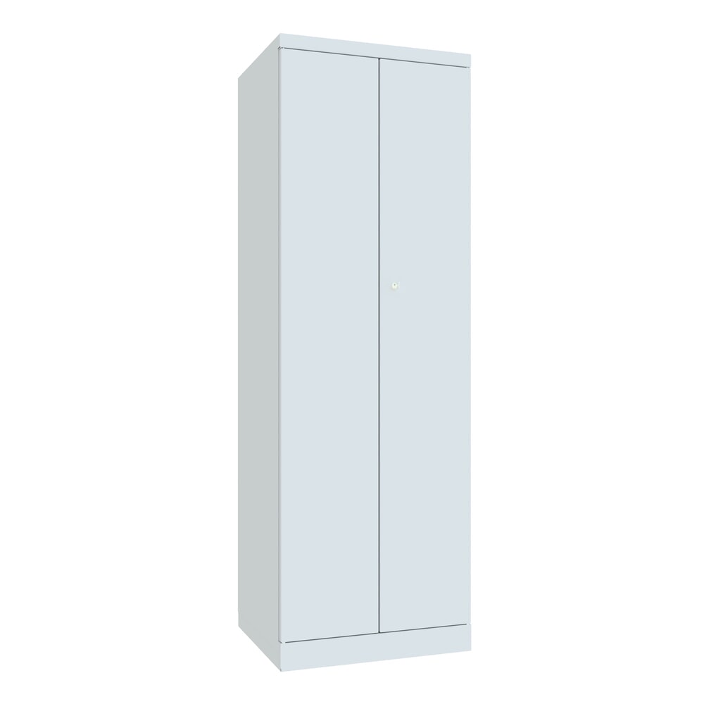 N° de l'image du produit 1 : Armoire à portes battantes PAVOY, H x l x P 1 800 x 600 x 500 mm, gris clair, gris clair