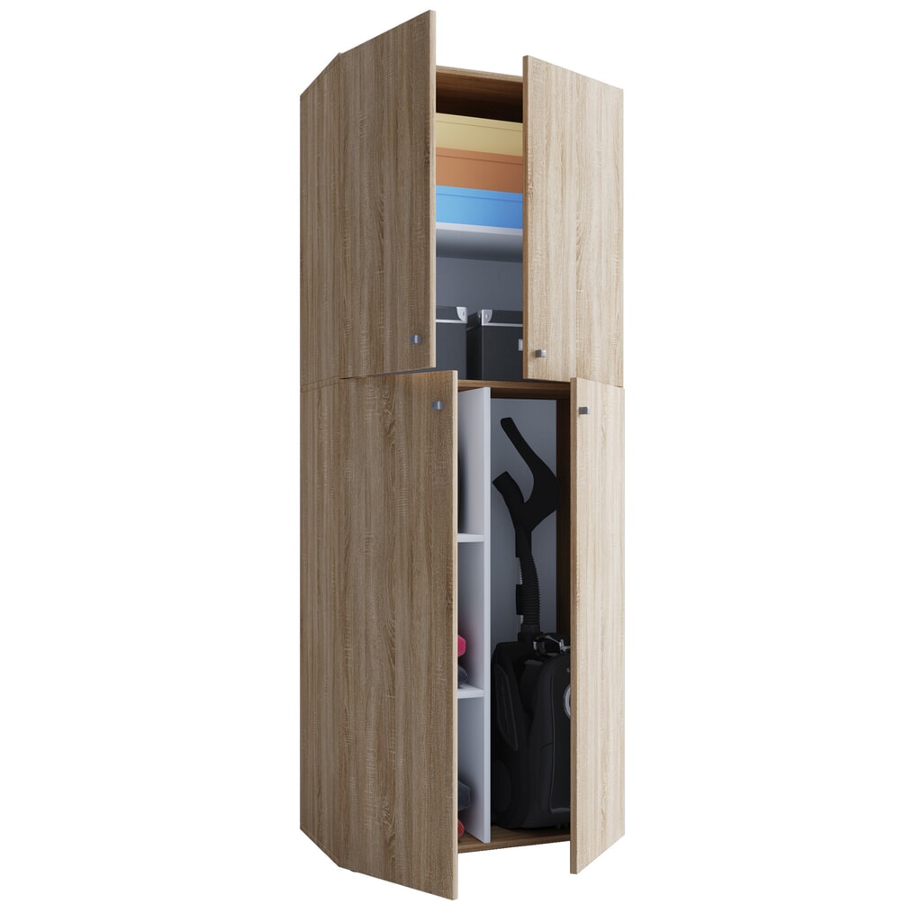 VCM armoire à produits de nettoyage Lona, chêne Sonoma Illustration du produit: VCM armoire à produits de nettoyage Lona, chêne Sonoma