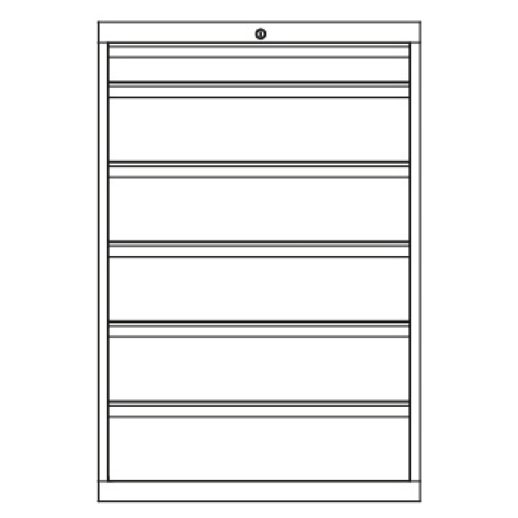 Armoire à tiroirs PAVOY, hauteur 1 200 mm, tiroirs 1 x 100 mm + 5 x 200 mm, largeur 1 023 mm, gris clair, gris clair N° de l'image du produit 3 : Armoire à tiroirs PAVOY, hauteur 1 200 mm, tiroirs 1 x 100 mm + 5 x 200 mm, largeur 1 023 mm, gris clair, gris clair