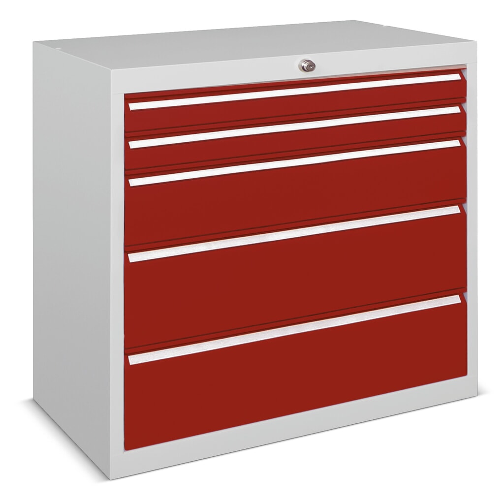 Armoire à tiroirs PAVOY, hauteur 800 mm, tiroirs 4 x 75 mm + 4 x 100 mm, largeur 715 mm, blanc pur, blanc pur N° de l'image du produit 1 : Armoire à tiroirs PAVOY, hauteur 800 mm, tiroirs 4 x 75 mm + 4 x 100 mm, largeur 715 mm, blanc pur, blanc pur