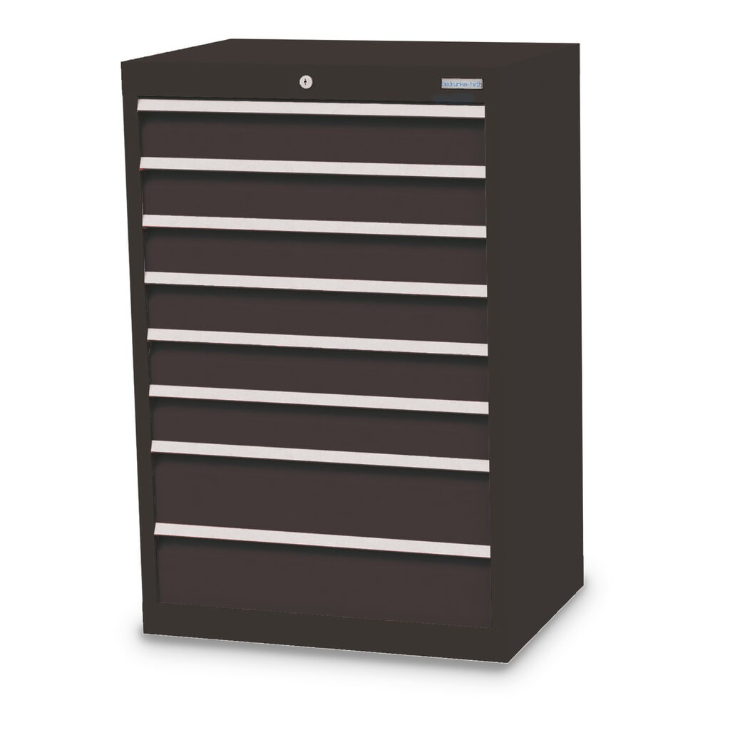 Armoire à tiroirs Profi, tiroirs de 6 x 100 + 2 x 150 mm, H x l x P 1 019 x 680 x 500 mm Bedrunka+Hirth