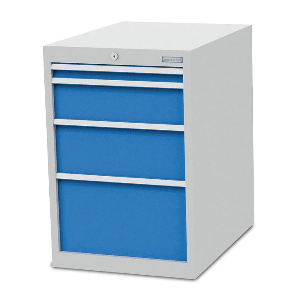 Armoire à tiroirs R 18-24 Bedrunka+Hirth, H x l x P 819 x 555 x 736 mm, gris clair, bleu clair, 4 tiroirs 1 x 50 + 1 x 150 + 1 x 200 + 1 x 300 mm N° de l'image du produit 1 : Armoire à tiroirs R 18-24 Bedrunka+Hirth, H x l x P 819 x 555 x 736 mm, gris clair, bleu clair, 4 tiroirs 1 x 50 + 1 x 150 + 1 x 200 + 1 x 300 mm