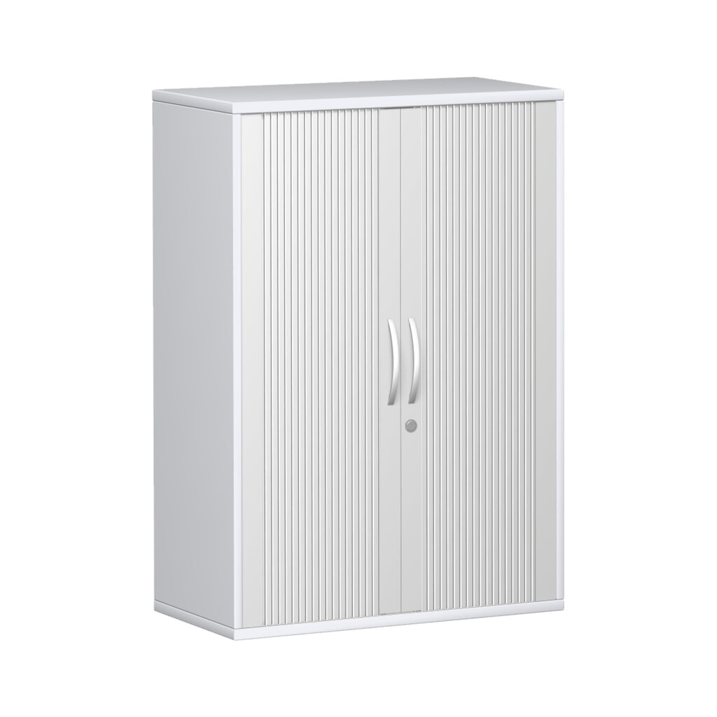 Armoire à volet transversal Profi, 3 hauteurs de classeurs, largeur 800 mm, blanc Illustration du produit: Armoire à volet transversal Profi, 3 hauteurs de classeurs, largeur 800 mm, blanc