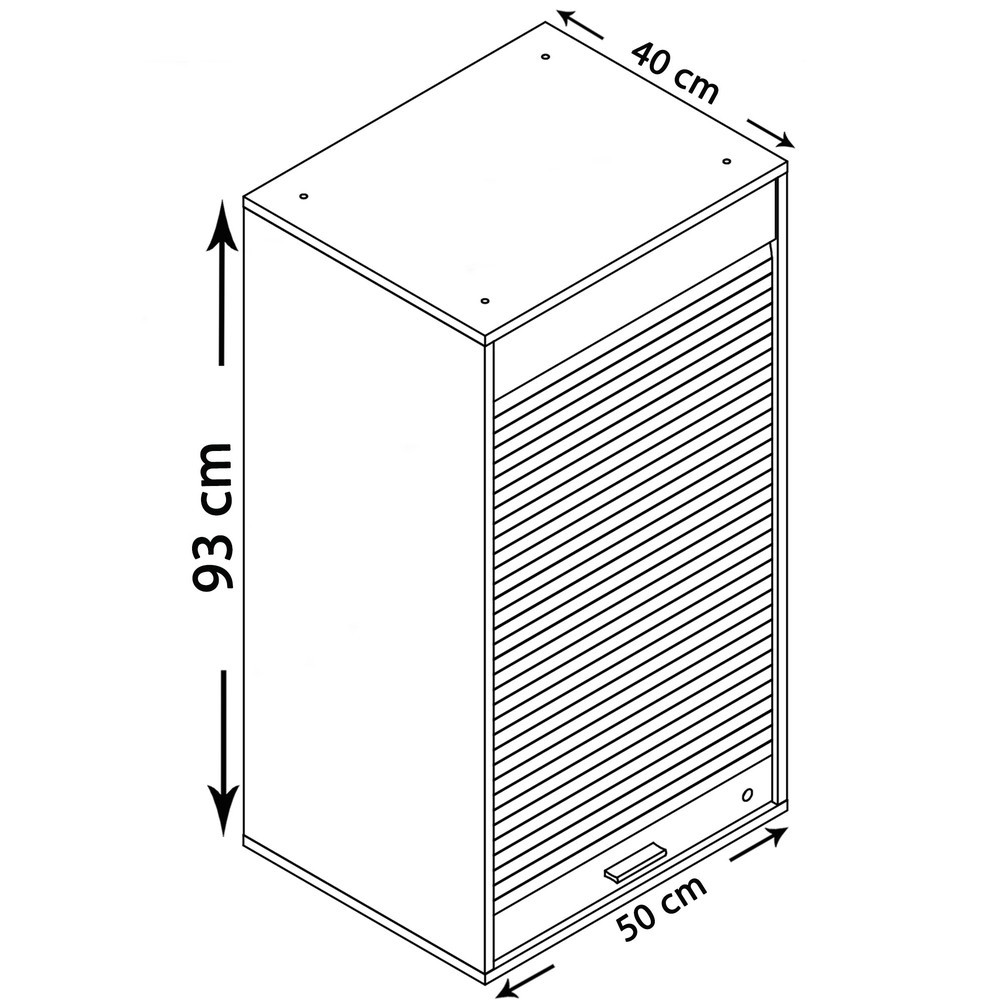 Numéro de l'image du produit 3: Armoire de bureau Aktos L, gris