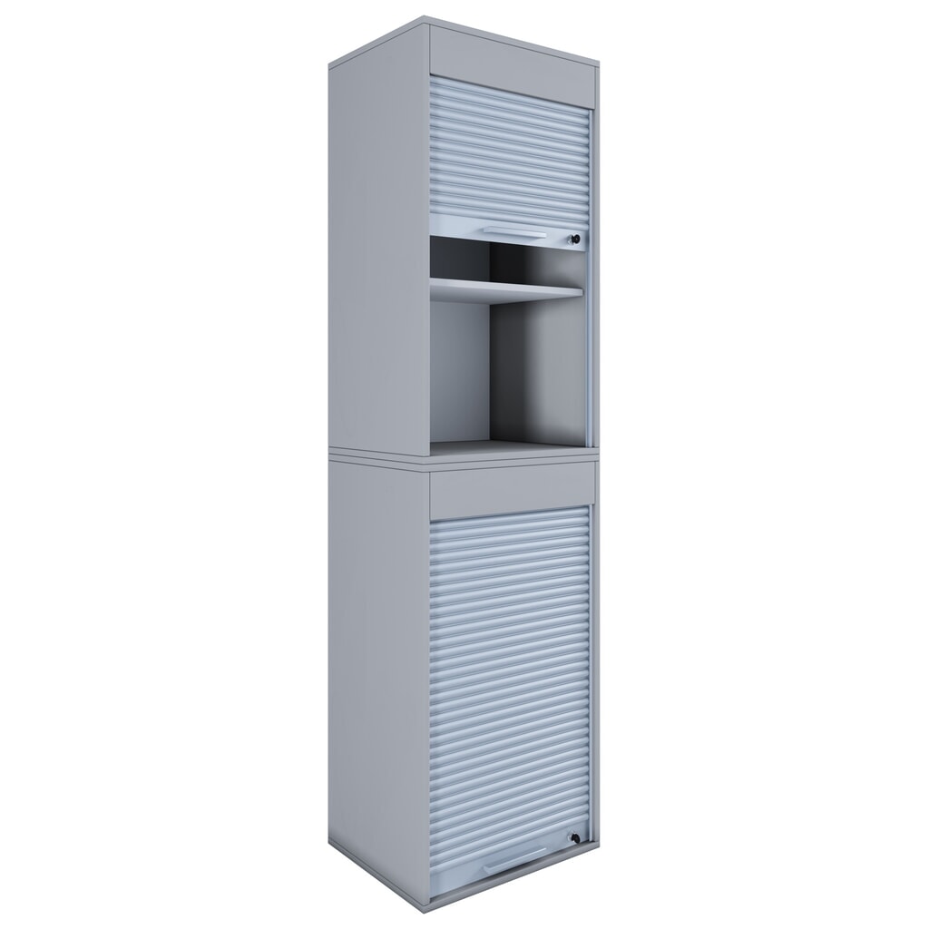 Illustration du produit: Armoire de bureau Aktos XL, gris