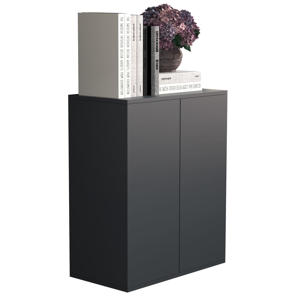 VCM Armoire Dalosa 2 compartiments, anthracite Illustration du produit: VCM Armoire Dalosa 2 compartiments, anthracite