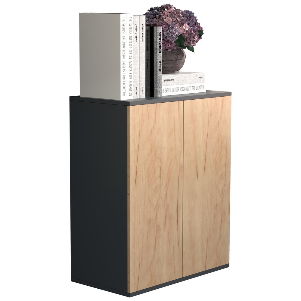Numéro de l'image du produit 1: Armoire Dalosa 2 compartiments, chêne miel