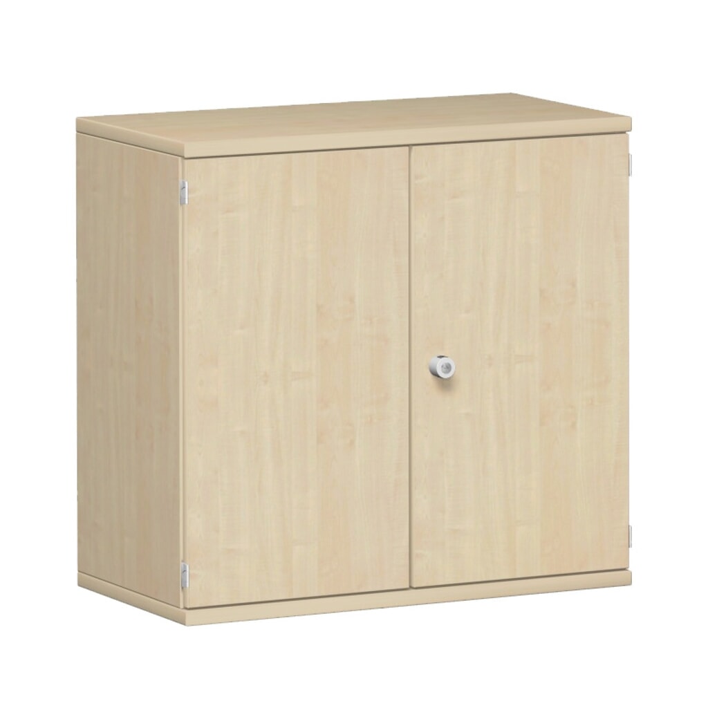 Armoire de bureau Profi, 2 hauteurs de classeurs, largeur 800 mm, porte battante, érable Illustration du produit: Armoire de bureau Profi, 2 hauteurs de classeurs, largeur 800 mm, porte battante, érable