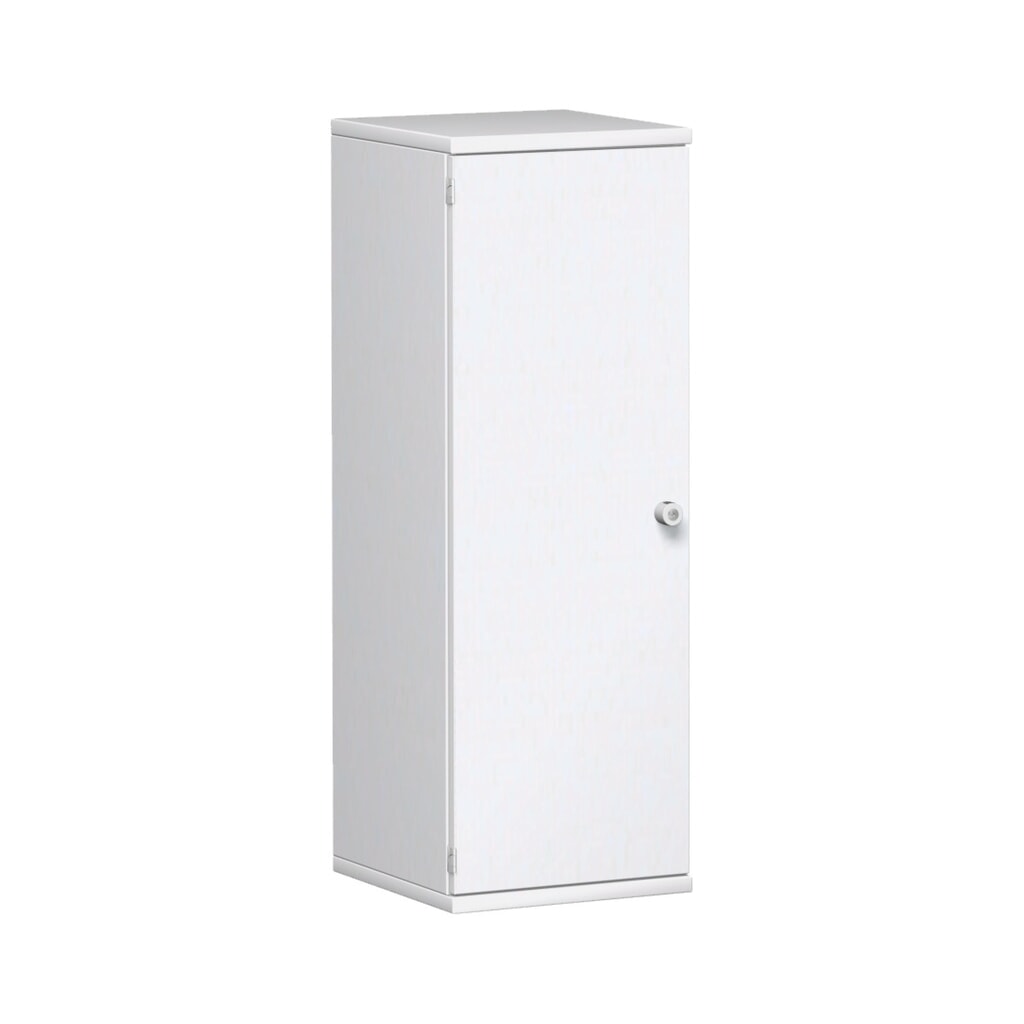 Armoire de bureau Profi, 3 hauteurs de classeurs, largeur 400 mm, porte à gauche, blanc Illustration du produit: Armoire de bureau Profi, 3 hauteurs de classeurs, largeur 400 mm, porte à gauche, blanc