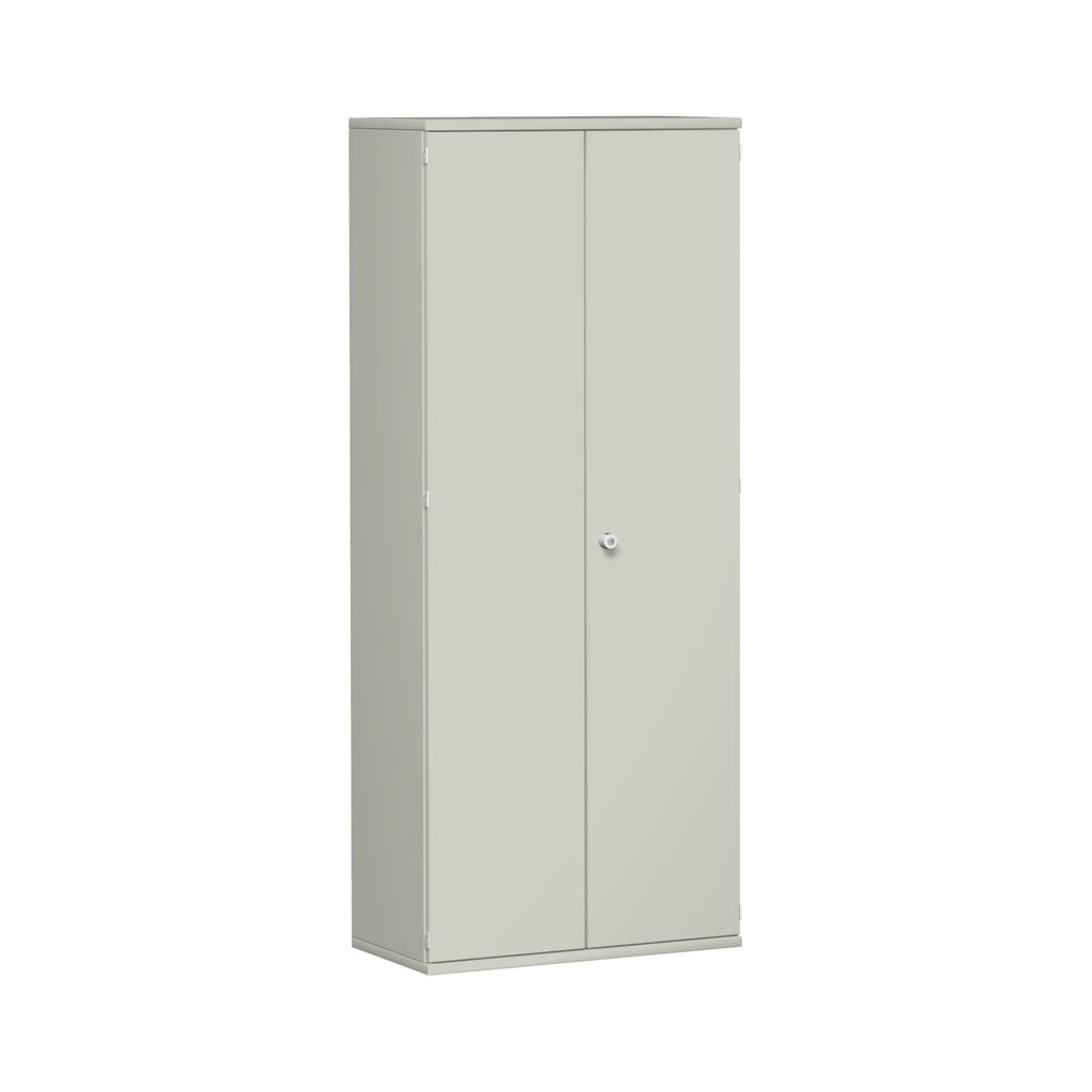 Armoire de bureau Profi, 5 hauteurs de classeur, largeur 800 mm, porte battante, gris clair Illustration du produit: Armoire de bureau Profi, 5 hauteurs de classeur, largeur 800 mm, porte battante, gris clair