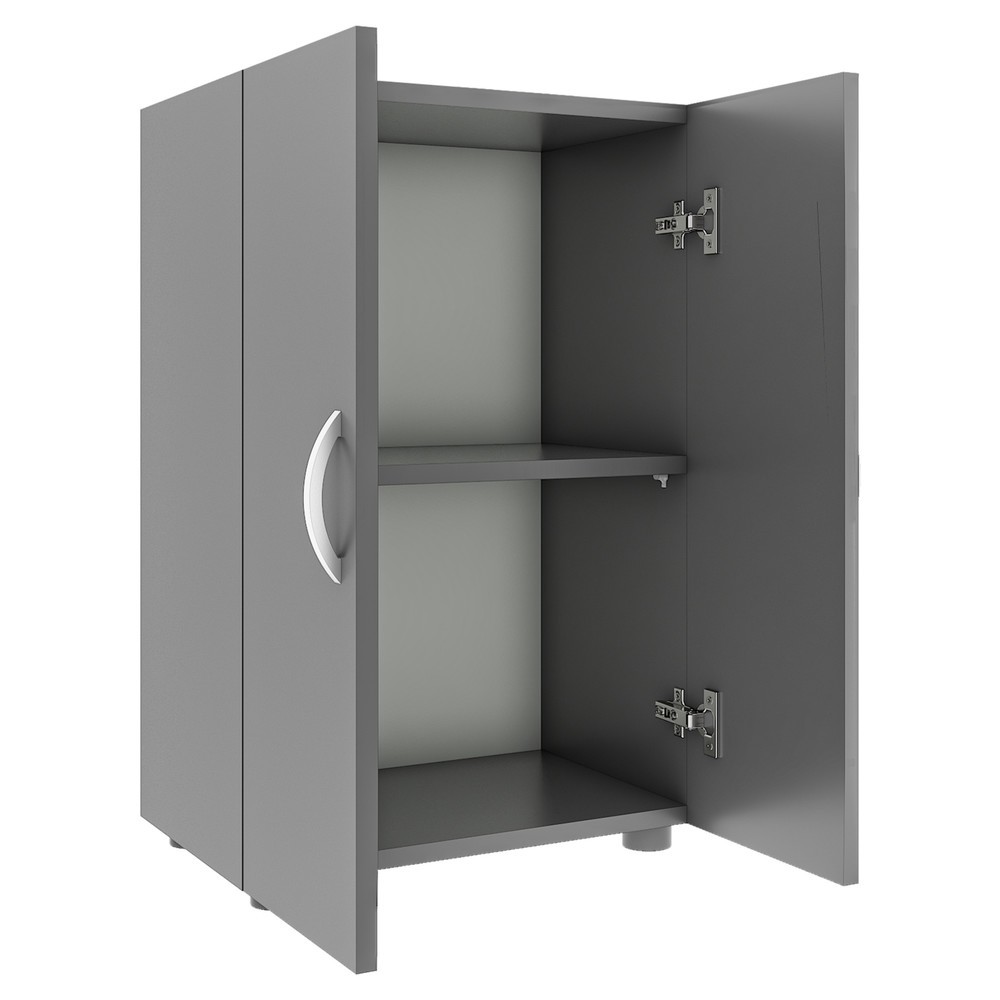 Numéro de l'image du produit 5: Armoire de bureau Ulas 2 compartiments, anthracite