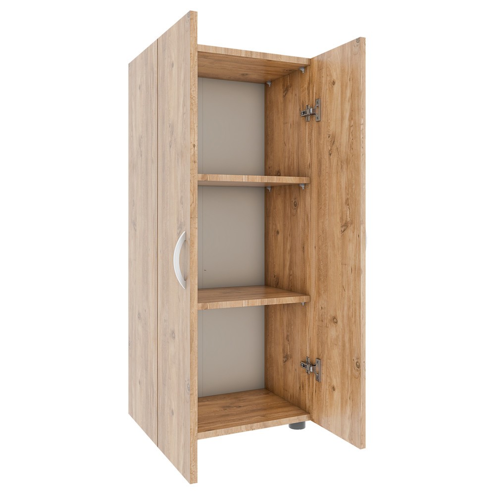 Numéro de l'image du produit 4: Armoire de bureau Ulas 3 compartiments, chêne miel